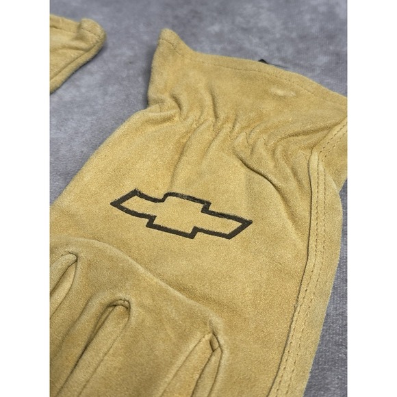 Vintage well Lamont size large leather Chevy work gloves - Picture 6 of 11